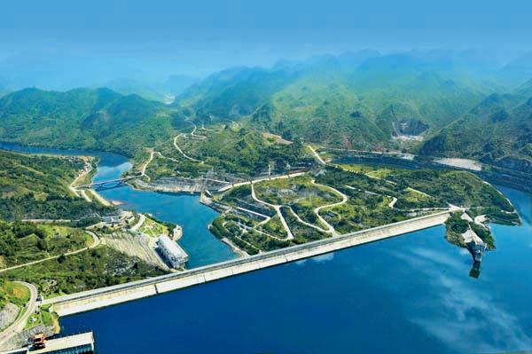 隆林天生桥水电站图片